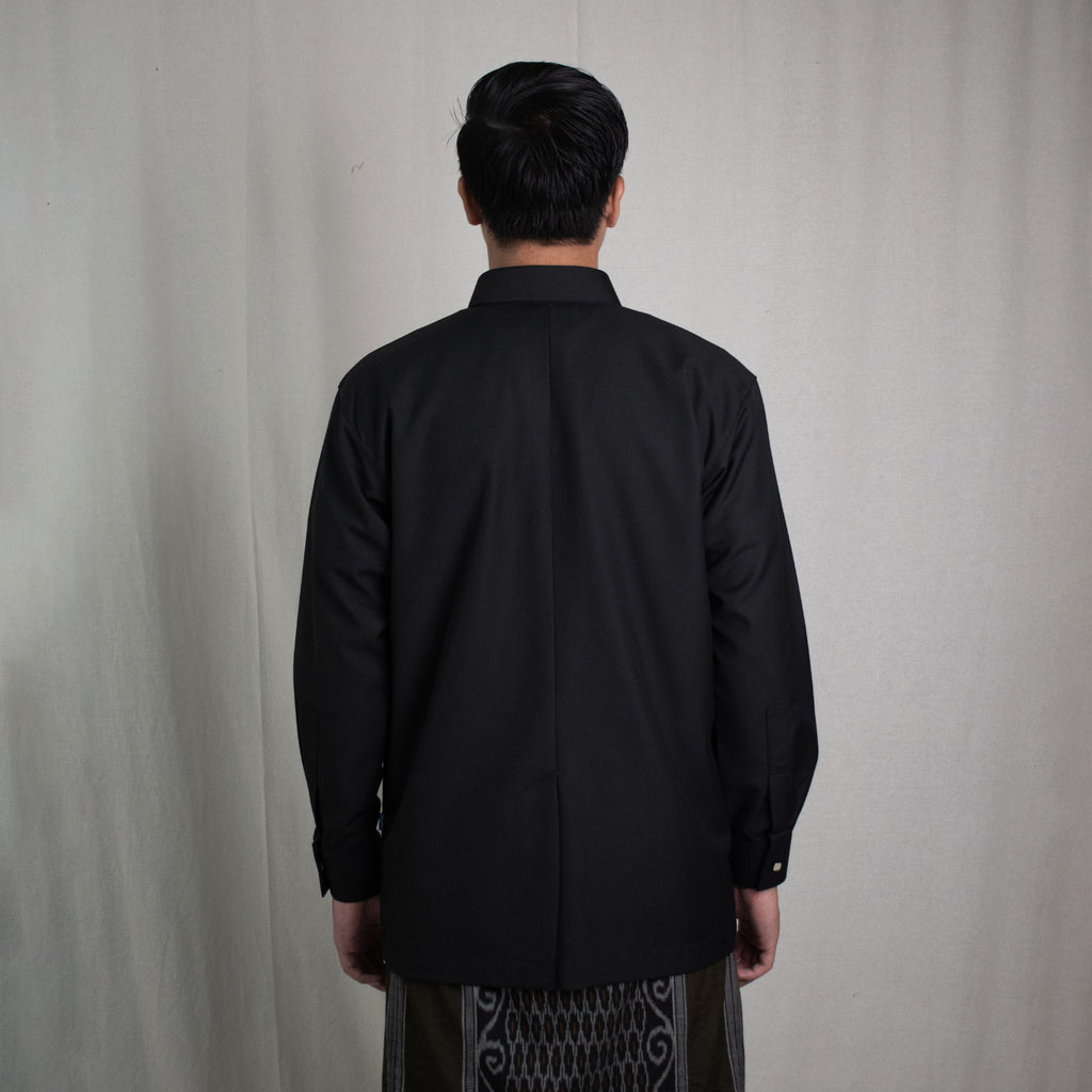 Qomar Cuff Semiwool Black