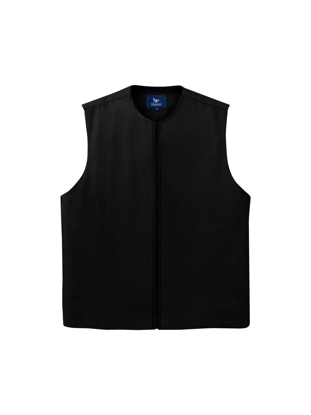 Vest Outer Collarless - Black