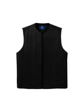 Vest Outer Collarless - Black