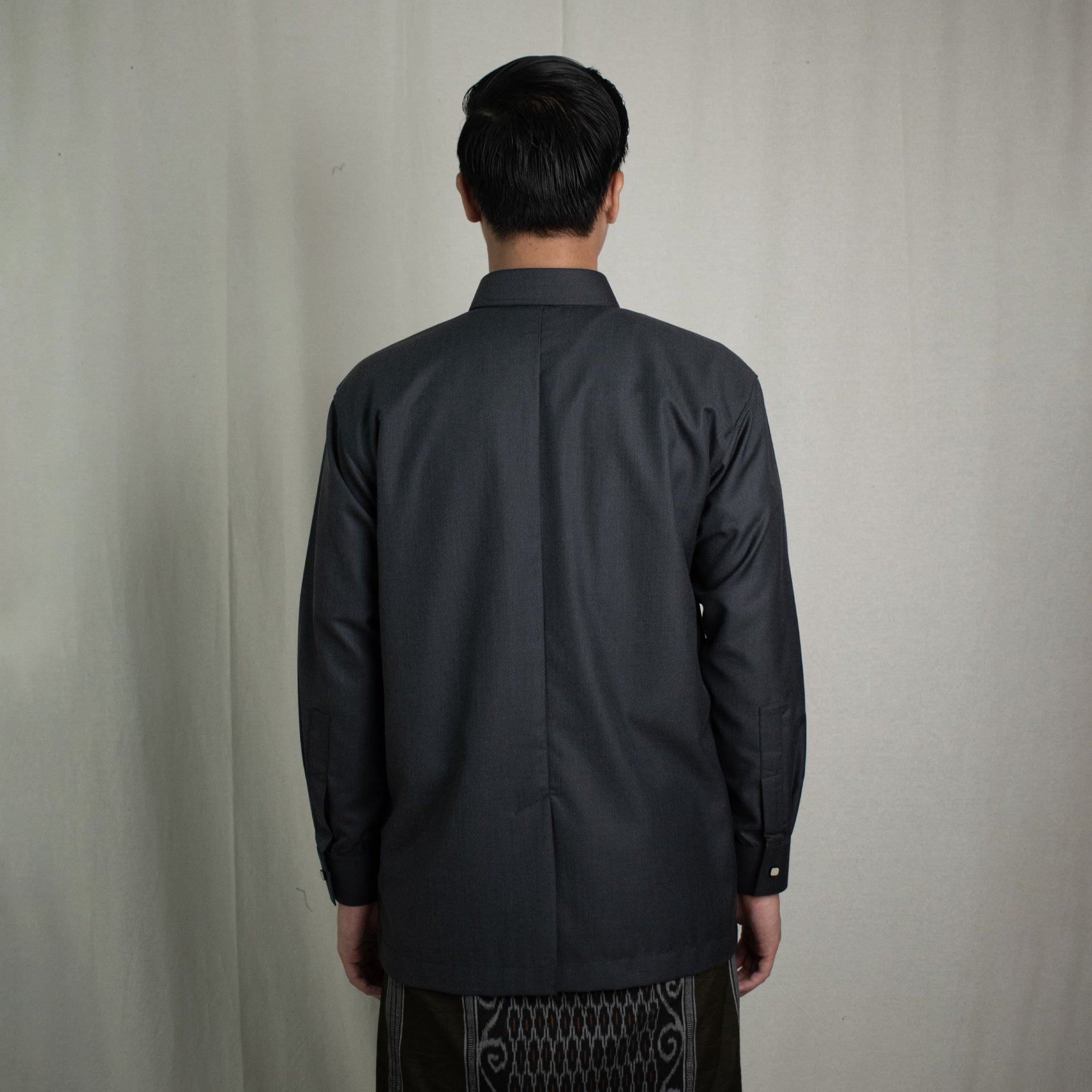 Qomar Cuff Semiwool Charcoal