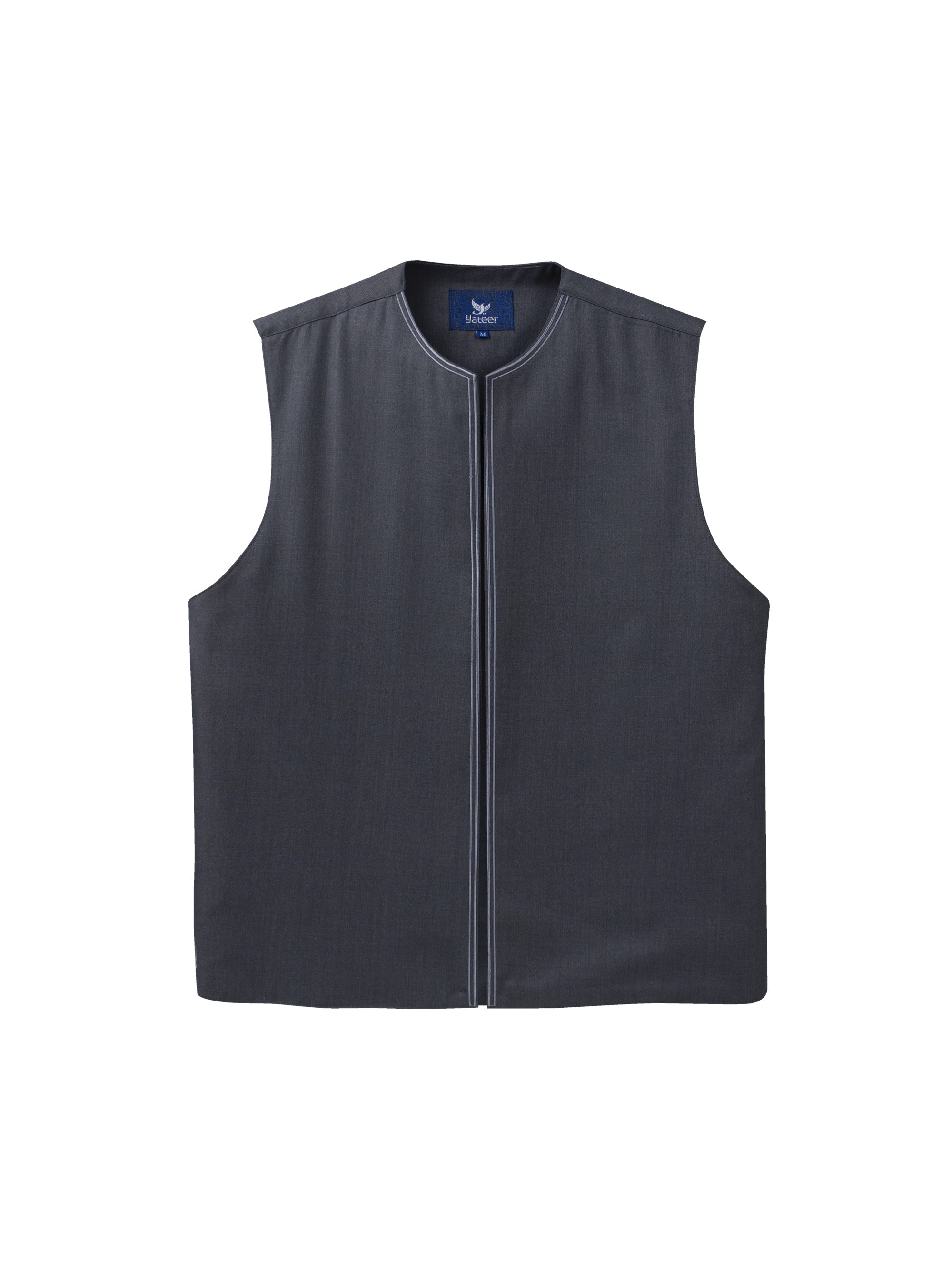 Vest Outer Collarless - Gray