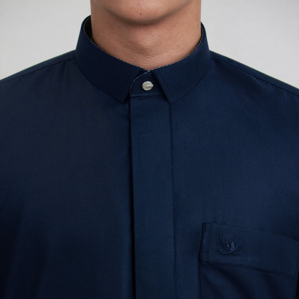 Yakheer Salur Cotton FD - Navy