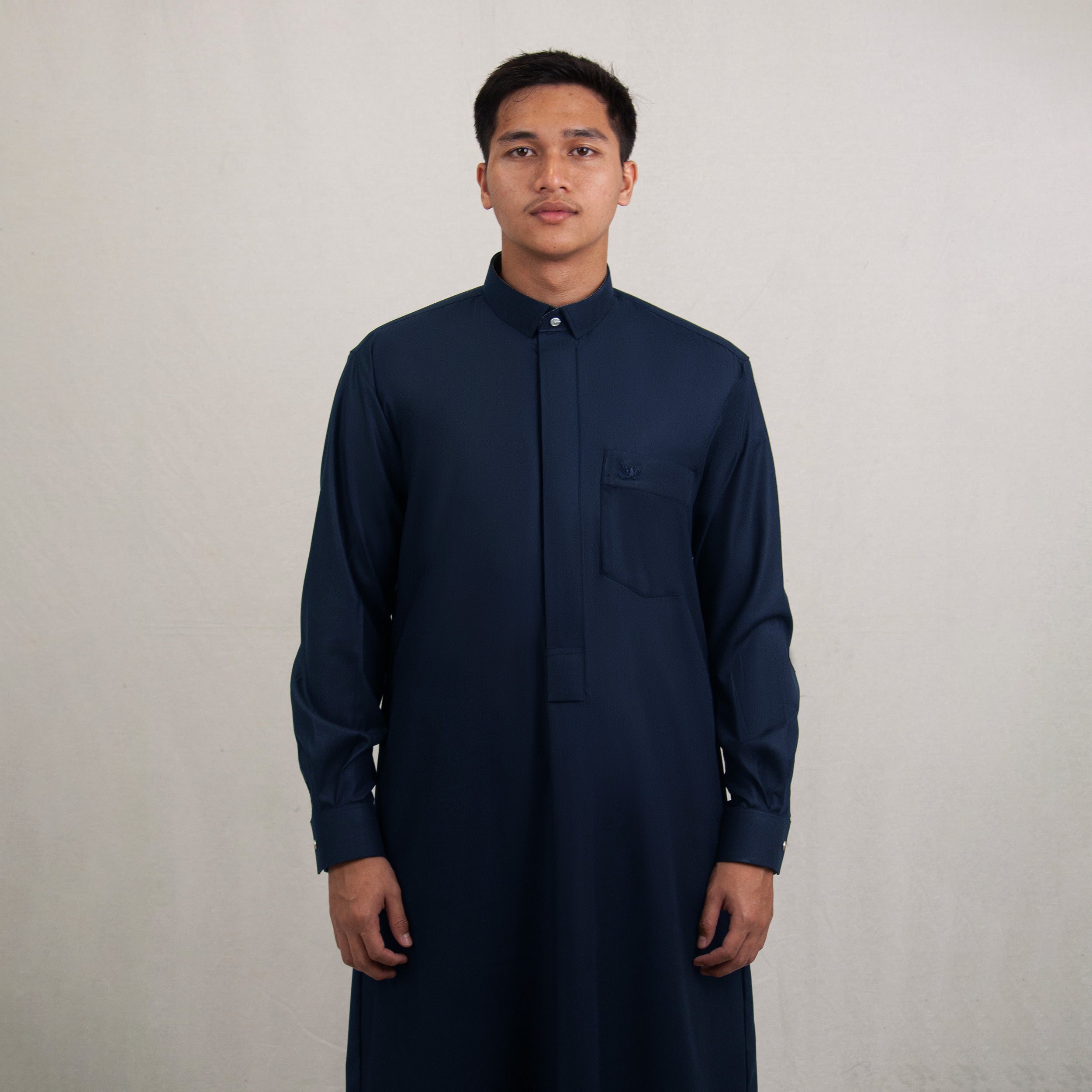 Yakheer Salur Cotton FD - Navy