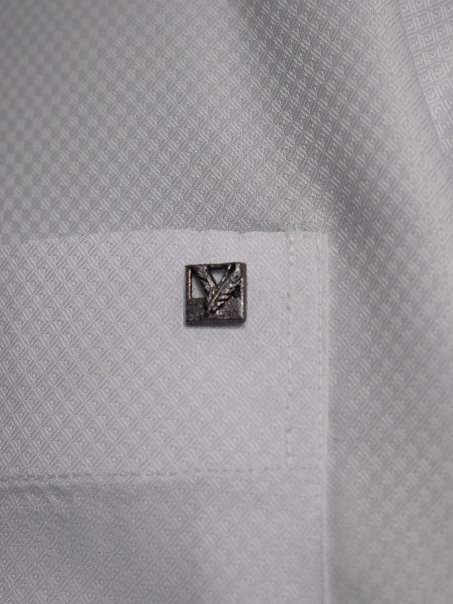 Fibonaccie Thobe Cotton Blend - White