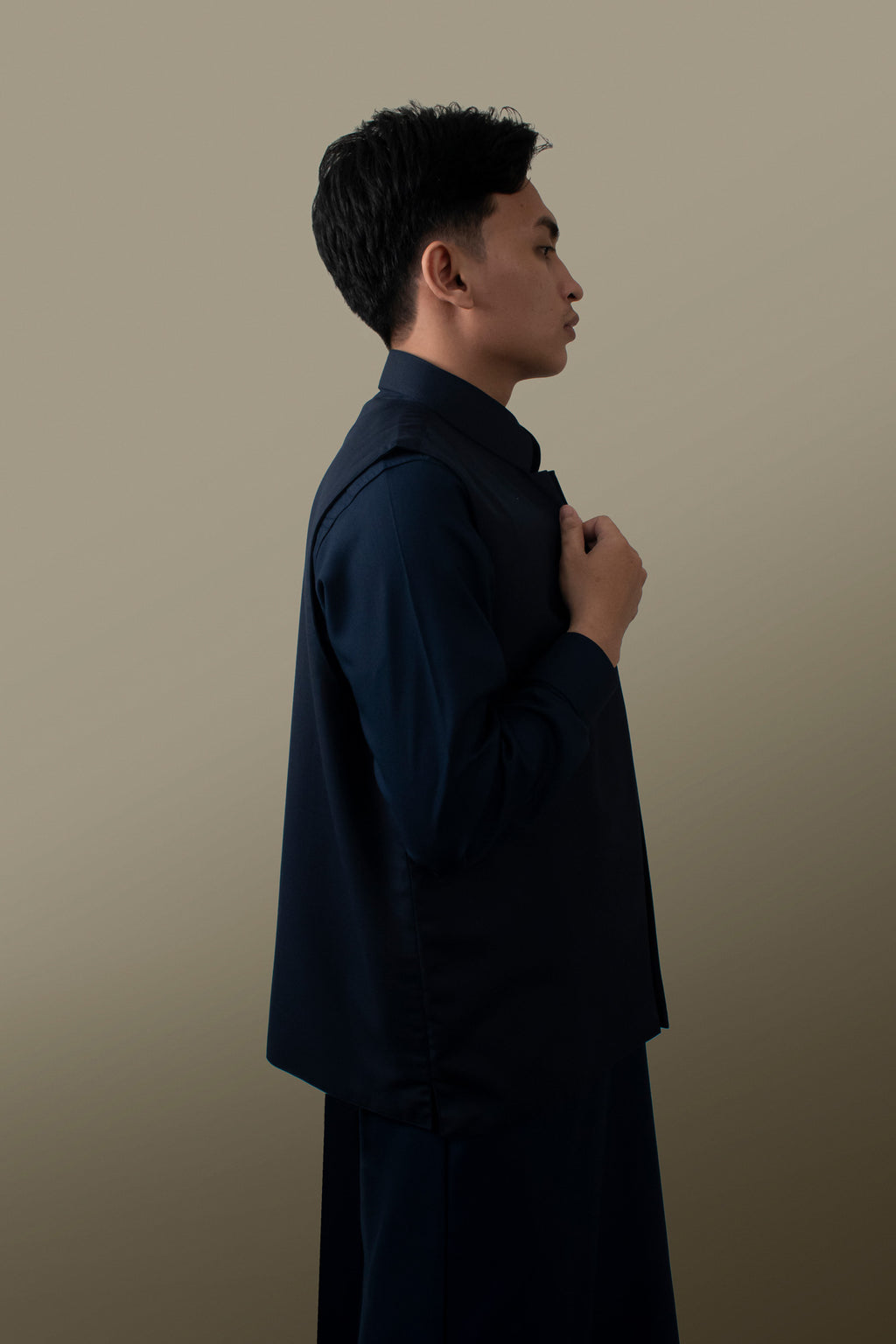 Vest Outer Reguler - Navy