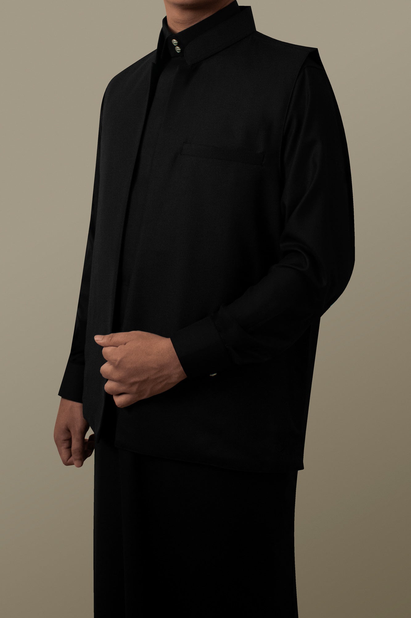 Vest Outer Reguler - Black