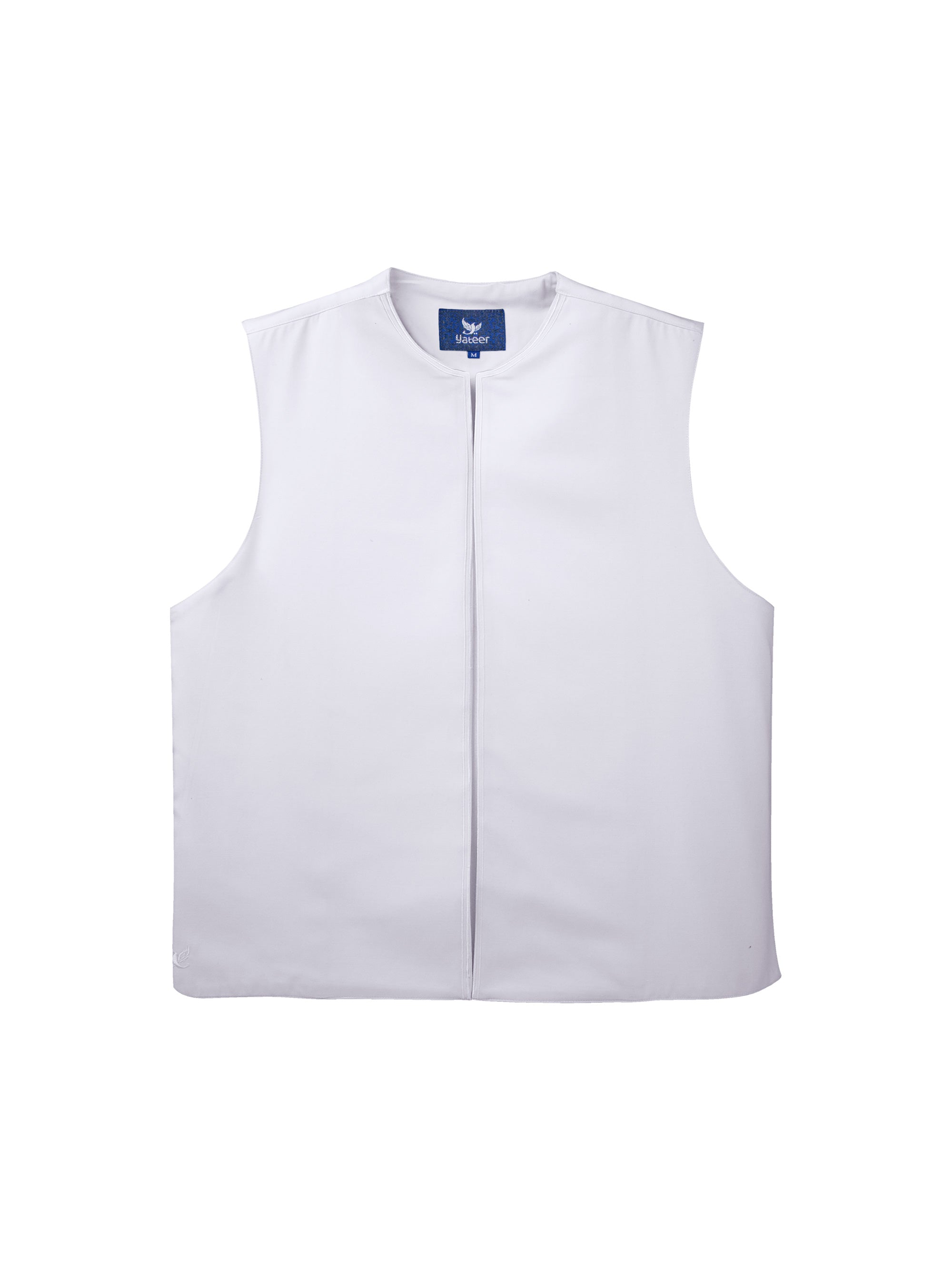 Vest Outer Collarless - White
